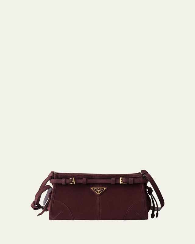 Bonnie Belted Suede Shoulder Bag